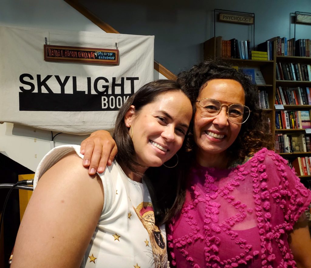 Talia and Melissa Chadburn in Skylight books